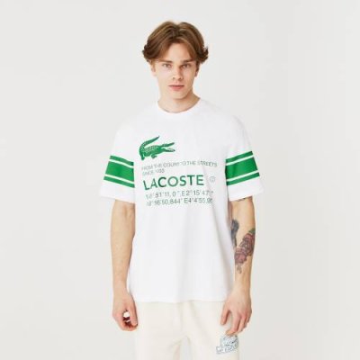 Мужская футболка Lacoste Unisex свободной посадки / Футболки | Одежда, обувь и аксессуары | V4.Ru: Маркетплейс