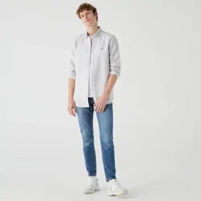 Мужская рубашка Lacoste Slim Fit / Рубашки | Одежда, обувь и аксессуары | V4.Ru: Маркетплейс