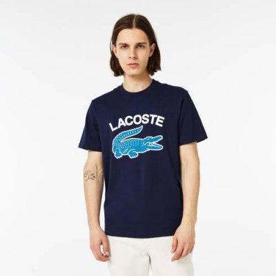 Мужская футболка Lacoste Regular Fit с принтом / Футболки | Одежда, обувь и аксессуары | V4.Ru: Маркетплейс