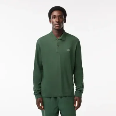 Мужское поло Lacoste L.12.21 Classic Fit с длинным рукавом / Поло | Одежда, обувь и аксессуары | V4.Ru: Маркетплейс