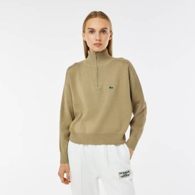 Женский свитер Lacoste Relaxrd Fit на молнии / Свитеры | Одежда, обувь и аксессуары | V4.Ru: Маркетплейс