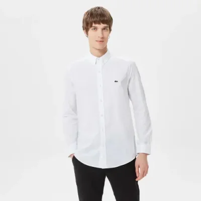 Мужская рубашка Lacoste Slim Fit / Рубашки | Одежда, обувь и аксессуары | V4.Ru: Маркетплейс