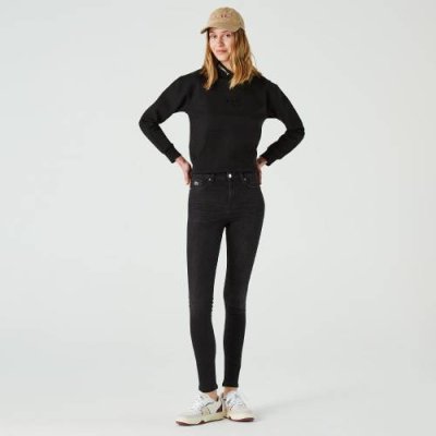 Женские джинсы с высокой талией Lacoste skinny Fit / Брюки и шорты | Одежда, обувь и аксессуары | V4.Ru: Маркетплейс