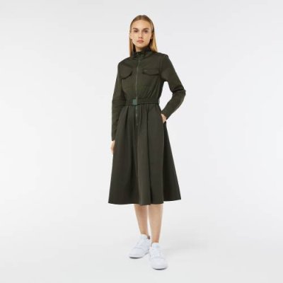 Женское платье Lacoste Loose Fit с поясом / Платья и юбки | Одежда, обувь и аксессуары | V4.Ru: Маркетплейс