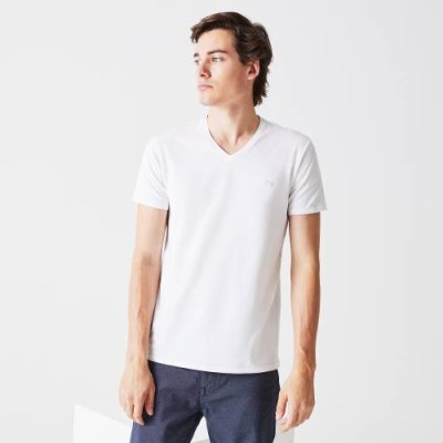 Мужская футболка Lacoste Slim Fit / Футболки | Одежда, обувь и аксессуары | V4.Ru: Маркетплейс