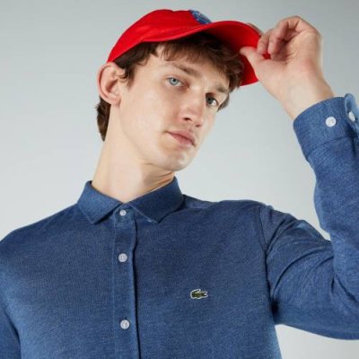 Мужская рубашка Lacoste Slim Fit / Рубашки | Одежда, обувь и аксессуары | V4.Ru: Маркетплейс