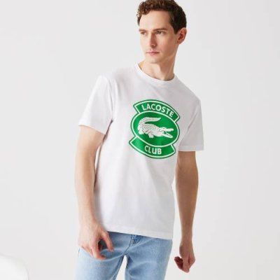 Мужская  футболка Lacoste Club Badge / Футболки | Одежда, обувь и аксессуары | V4.Ru: Маркетплейс