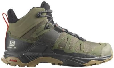 Ботинки мужские Salomon X ULTRA 4 MID GTX (Deep Lichen Green/Peat/Kelp) (Deep Lichen Green/Peat/Kelp USA 8.5 || UK 8 || RUS 41 || L41739800-8UK) Ботинки треккинговые / Одежда, обувь и аксессуары | V4.Market