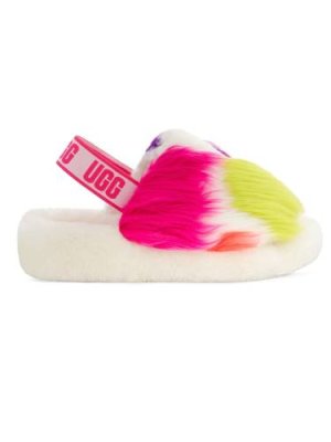 UGG Сандалии W Fluff Yeah Party Spots / Тапочки | Одежда, обувь и аксессуары | V4.Ru: Маркетплейс