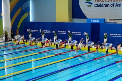 В Якутске стартовали соревнования по плаванию на играх «Дети Азии»