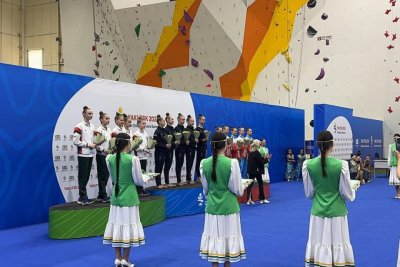 Золотую и бронзовую медали выиграла сборная Якутии по художественной гимнастике на играх «Дети Азии»