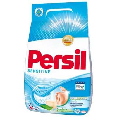 Порошок стиральный Persil Sensitive, 3 кг, автомат / Средства для стирки и ухода за бельём | Товары для дома | V4.Ru: Маркетплейс