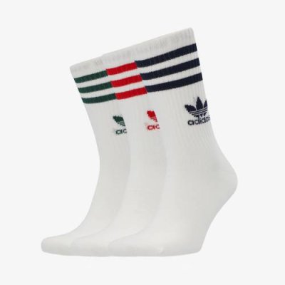 Носки adidas, 3 пары, Белый Аксессуары / Одежда, обувь и аксессуары | V4.Market