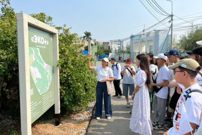 Экологическая тропа открылась в парке культуры и отдыха Якутска / ЯСИА   