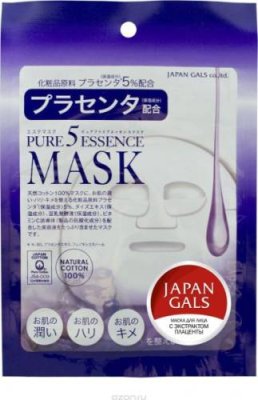 Маска с плацентой Pure5 Essence, 1 шт, JAPAN GALS / Красота | Товары для дома | V4.Ru: Маркетплейс