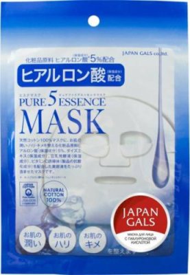 Маска с гиалуроновой кислотой Pure5 Essence, 1 шт, JAPAN GALS / Красота | Товары для дома | V4.Ru: Маркетплейс