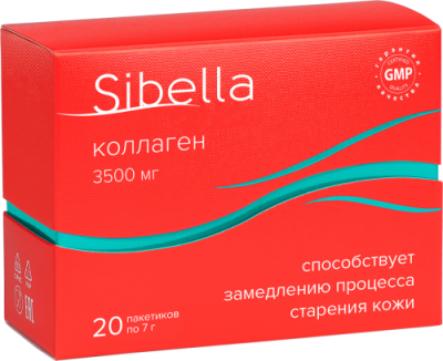 Коллаген порошок, 7 г*20 пакетиков, Sibella / Красота | Товары для дома | V4.Ru: Маркетплейс