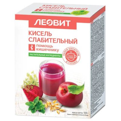 Кисель Слабительный, 5 пакетов по 20 г, ЛЕОВИТ / Красота | Товары для дома | V4.Ru: Маркетплейс