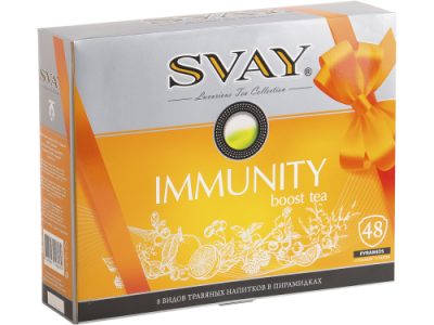 Чай IMMUNITY boost tea, 48 пирамидок, Svay / Красота | Товары для дома | V4.Ru: Маркетплейс