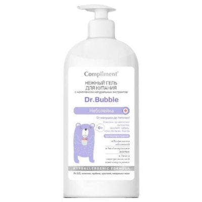 Нежный гель для купания Неболейка Dr.Bubble, 0+, 400мл, Compliment / Красота | Товары для дома | V4.Ru: Маркетплейс