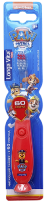 Детская зубная щетка мигающая с присоской Гончик, Paw Patrol 3+, Longa vita / Красота | Товары для дома | V4.Ru: Маркетплейс