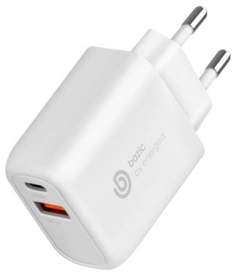 Сетевое зарядное устройство EnergEA Bazic GoPort USB-C + USB-A, PD, 20 Вт белый / Сетевые зарядные устройства | Электроника | V4.Ru: Маркетплейс