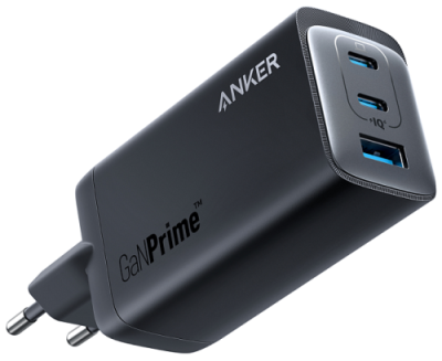 Сетевое зарядное устройство Anker PowerPort 737 III 2USB-C+USB-A, GaN, 120Вт черный / Сетевые зарядные устройства | Электроника | V4.Ru: Маркетплейс