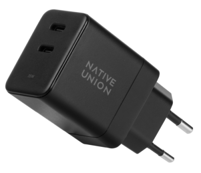 Сетевое зарядное устройство Native Union Charger USB-C, PD, 35 Вт черный / Сетевые зарядные устройства | Электроника | V4.Ru: Маркетплейс