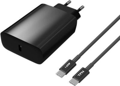 Сетевое зарядное устройство TFN USB-C + кабель USB-C, PD, 25Вт черный / Сетевые зарядные устройства | Электроника | V4.Ru: Маркетплейс