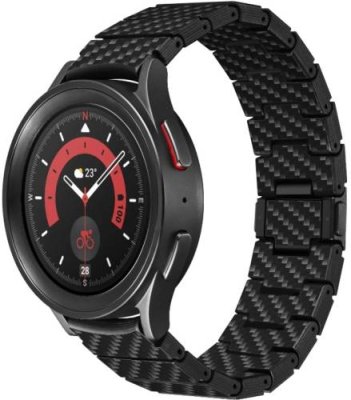 Ремешок Pitaka Carbon Fiber Galaxy Watch6, карбон черный / Ремешки | Электроника | V4.Ru: Маркетплейс