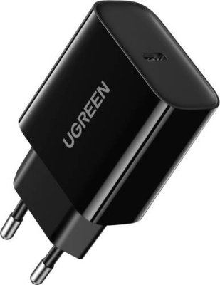 Сетевое зарядное устройство UGREEN CD137 USB-C, PD, 20 Вт черный / Сетевые зарядные устройства | Электроника | V4.Ru: Маркетплейс