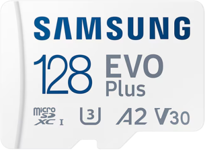 Карта памяти Samsung MicroSDXC 128Гб EVO Plus CL10 с адаптером белый / Карты памяти | Электроника | V4.Ru: Маркетплейс