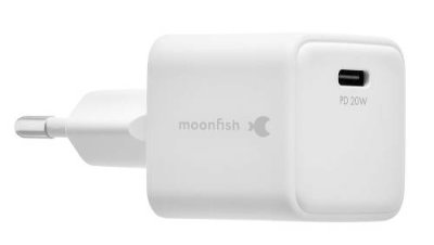 Сетевое зарядное устройство moonfish USB-C, GaN, PD, 20 Вт, белый / Зарядные устройства | Электроника | V4.Ru: Маркетплейс