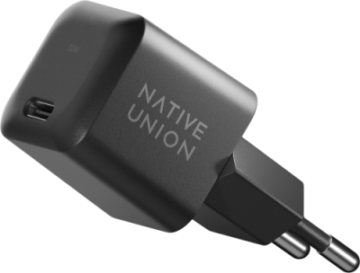 Сетевое зарядное устройство Native Union Fast GaN Charger USB-C, PD, 30 Вт, черный / Зарядные устройства | Электроника | V4.Ru: Маркетплейс