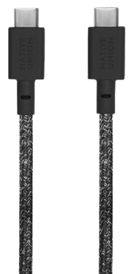 Кабель Native Union Belt Cable USB-С - USB-С, 1,2м, кевлар, серый космос / Кабели | Электроника | V4.Ru: Маркетплейс