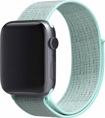 Ремешок moonfish для Apple Watch 38/40 мм, нейлон, бирюзовый / Ремешки | Электроника | V4.Ru: Маркетплейс