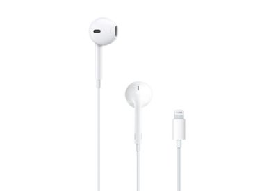 Наушники Apple EarPods с разъёмом Lightning, белый / Проводные наушники | Электроника | V4.Ru: Маркетплейс