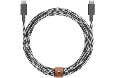 Кабель Native Union Belt USB-C/USB-C (2,4 м), зебра / Кабели | Электроника | V4.Ru: Маркетплейс