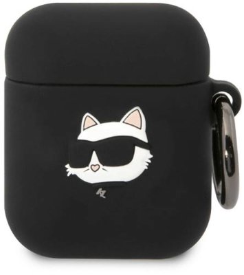 Чехол Lagerfeld Choupette 3D для AirPods 1/2, черный / Чехлы | Электроника | V4.Ru: Маркетплейс