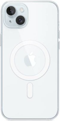 Чехол Apple MagSafe для iPhone 15 Plus, поликарбонат, прозрачный / Чехлы | Электроника | V4.Ru: Маркетплейс