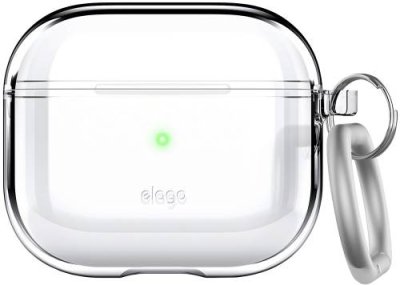 Чехол Elago Clear Hang для AirPods 3, пластик, прозрачный / Аксессуары для наушников | Электроника | V4.Ru: Маркетплейс