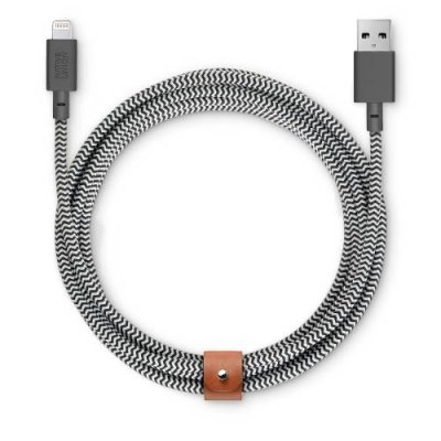 Кабель Native Union Belt Lightning/USB (3 м), серый / Кабели | Электроника | V4.Ru: Маркетплейс