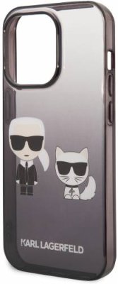 Чехол Karl Lagerfeld & Choupette для iPhone 14 Pro, черный градиент / Чехлы | Электроника | V4.Ru: Маркетплейс