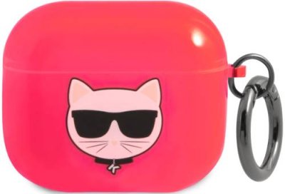 Чехол Karl Lagerfeld & Choupette для AirPods 3, розовый / Аксессуары для наушников | Электроника | V4.Ru: Маркетплейс