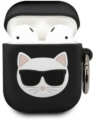 Чехол Karl Lagerfeld & Choupette для AirPods 1/2, черный / Аксессуары для наушников | Электроника | V4.Ru: Маркетплейс