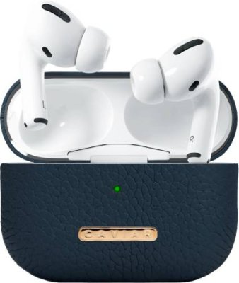 Чехол Caviar Leather Case для Airpods Pro 2, кожа, тёмно‑синий / Чехлы | Электроника | V4.Ru: Маркетплейс