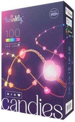 Гирлянда Twinkly Candies Heart-Shaped 100 LED, 6 м / Освещение | Электроника | V4.Ru: Маркетплейс