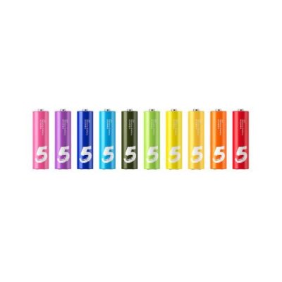 Батарейки щелочные Xiaomi AA Rainbow Batteries, 10 шт. / Батарейки | Электроника | V4.Ru: Маркетплейс