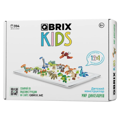 Конструктор QBRIX KIDS Мир динозавров / Игры и игрушки | Электроника | V4.Ru: Маркетплейс