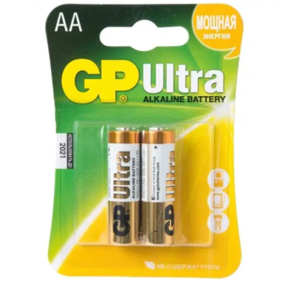 Батарейка алкалиновая GP Ultra Alkaline 15А AA, 2 шт. / Батарейки | Электроника | V4.Ru: Маркетплейс